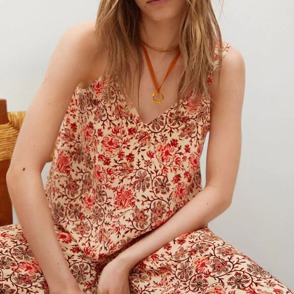 Mango Viscose Co-Ord Set Top and Pants New - Picture 12 of 14